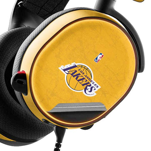 NBA Los Angeles Lakers Distressed SteelSeries Arctis 3 Skin